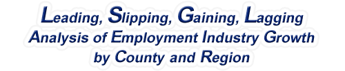 Mississippi - LSGL Analysis of Employment Industry Growth by Selected Region, 1969-2022